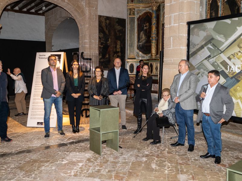 Inauguració de l'homenatge exposició a Jaume Cànaves Suau "Colonya"